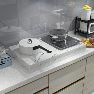 瓦斯炉罩盖全封闭瓦斯炉盖板罩电磁炉支架木竈台瓦斯竈盖板架托底