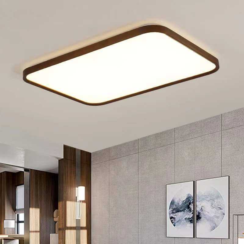 新中式超薄吸顶灯中国风实木餐厅卧室灯简约2024年新款客厅灯具,家装灯饰光源,智能吸顶灯,淘宝优惠券,粉丝福利购,淘宝优惠卷