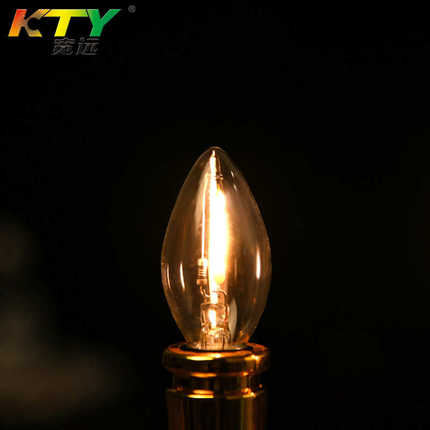 新款LED-C7E12高亮小夜灯泡透明蜡烛灯泡清光莲花灯灯泡厂家批发
