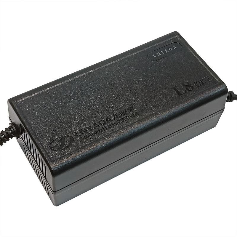 电动车铅酸电充电器高端自动断电龙源泉三孔T口电摩托60V 72V20AH