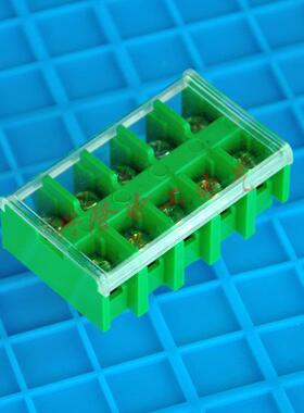 JF5-2.5/5接线 线端子高低导轨组合2.5平方25A/5P接线 线板绿色铜