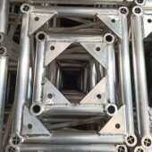 广州厂家直销6082铝合金三角铝板架子太空铝案板架龙门架搭建