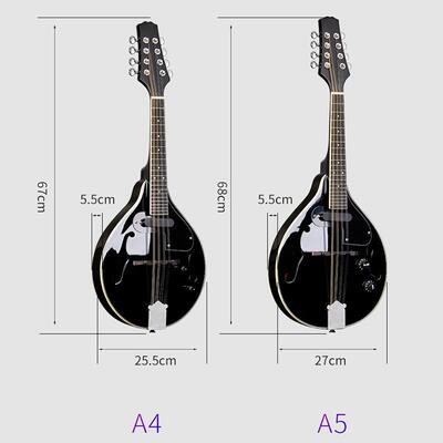 西洋藏族曼陀铃琴A4/A5型8弦电声曼陀林吉他八弦琴电箱曼德琳