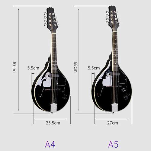 西洋藏族曼陀铃琴A4/A5型8弦电声曼陀林吉他八弦琴电箱曼德琳