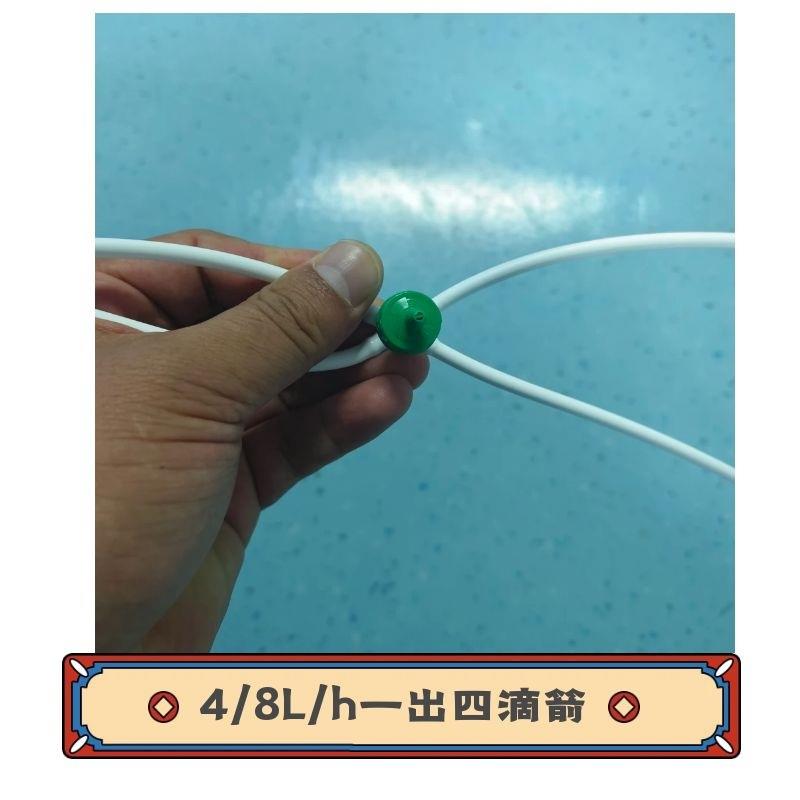 2L4L8L压力补偿管头稳流器滴体一出AMA二出四滴箭盆栽毛蓝莓水肥