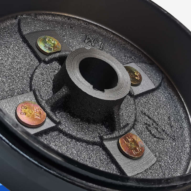 电动三轮车刹车鼓63台23高14丝100孔距6206适配金彭180宗申刹车锅