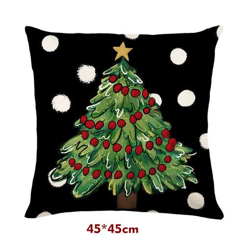 Christmas Pillow Covers 18x18 Set of 4 Farmhouse Decoration