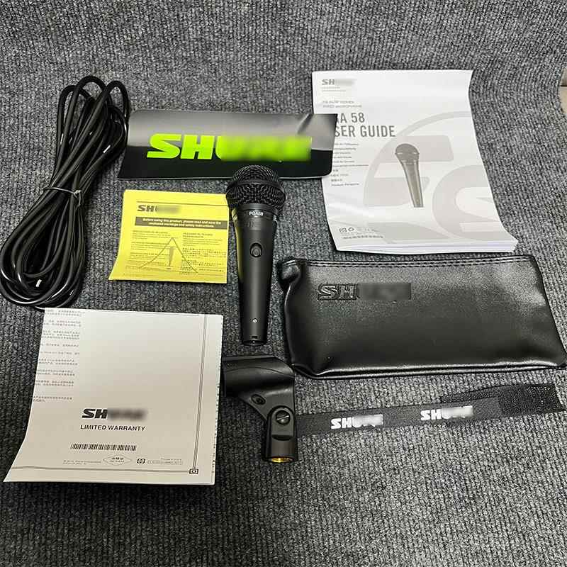 高品质PGA58有线动圈话筒专业直播K歌家用舞台演出高配麦克风