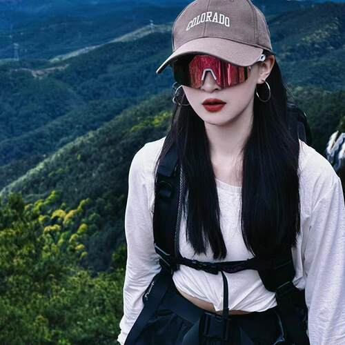 登山骑行眼镜女户外运动防风沙护目镜太阳眼镜抗UV防晒偏光太阳镜