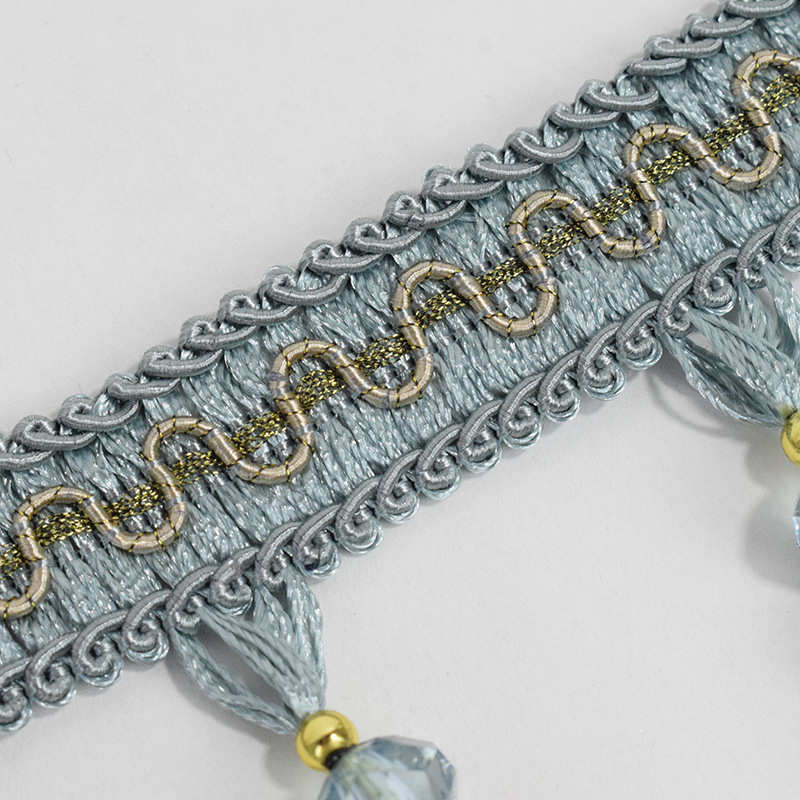 窗帘花边  流苏花边 水晶珠子 12米一版 窗帘流苏花边辅料