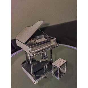 钢琴 3D立体金属拼图DIY创意小摆件高级感送男女朋友礼物玩具模型