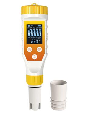 7合1水质检测仪测PH/EC/TDS/H2富氢/ORP/盐度/鱼缸海水养殖检测仪