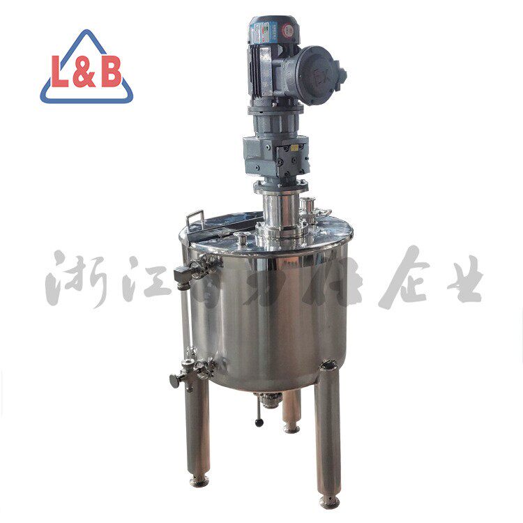 不锈钢加热反应釜搅拌罐立式化工液体混合搅拌缸搅拌桶电动搅拌机