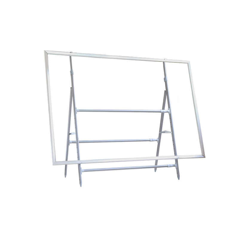 庄太太大型伸缩展板架子移动宣传广告牌折叠立式落地展架海报架【