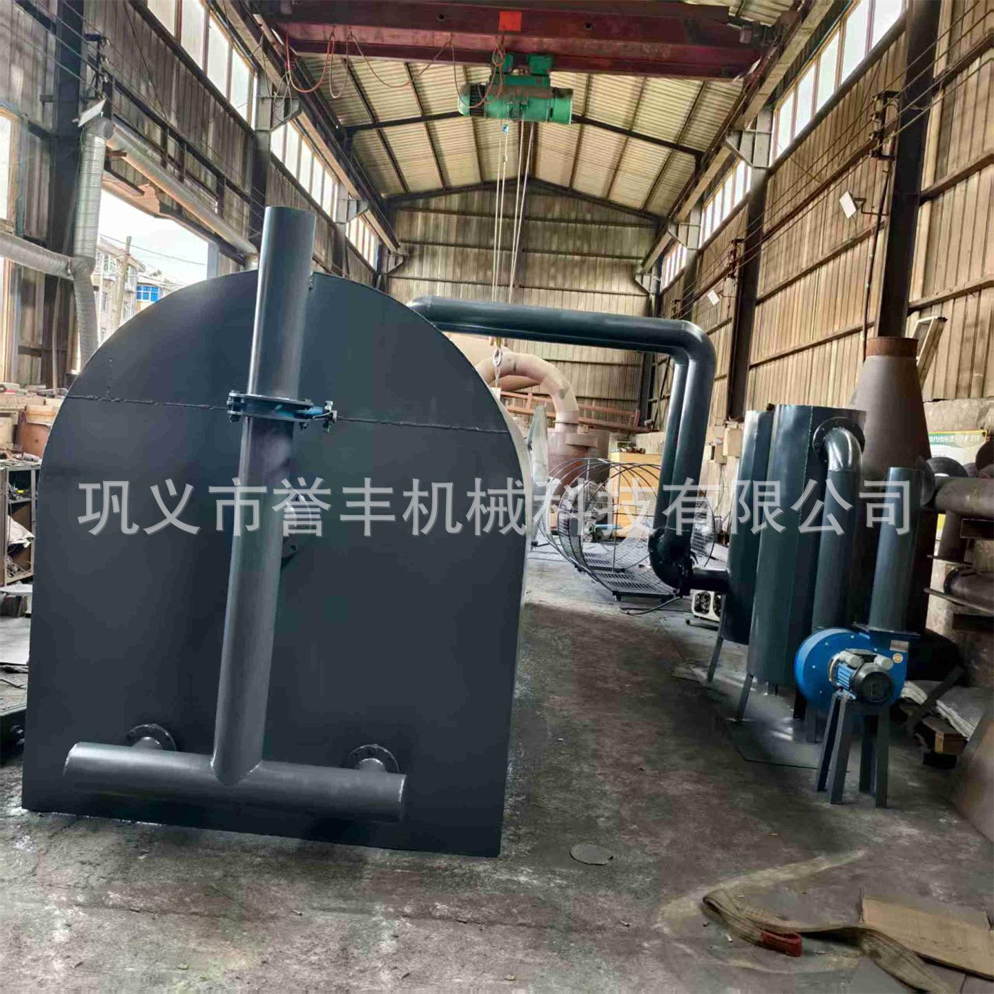 小型木炭碳化机器卧式木炭碳化机竹屑椰壳无烟木炭机械制碳机器