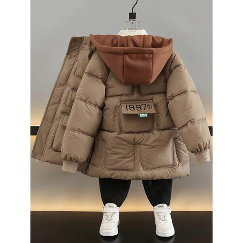 P 65312 Boys' Fleece Cotton Coat 童加绒棉服跨境速卖通