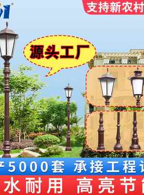 3米单头路灯户外明照花园庭院灯道路园林小LEJM-0172D景观区灯PI6