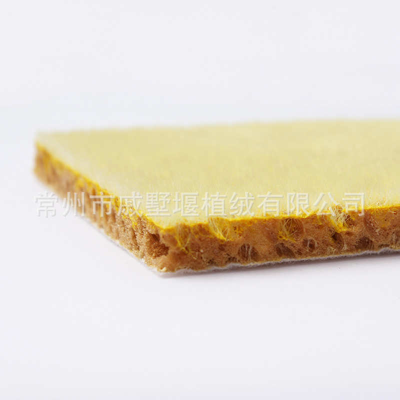 厂家供应高密度海绵植绒面料 植绒布料海绵批发