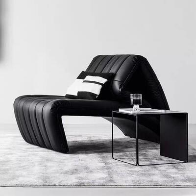 家具沙意式极简巴罗那躺塞椅卧室AIP拳头椅轻休闲发椅奢单人椅木