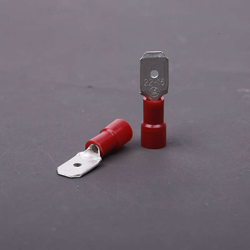 供应母预绝缘接头FDD 1.25-250绝缘护套PVC母插端子冷压接线耳