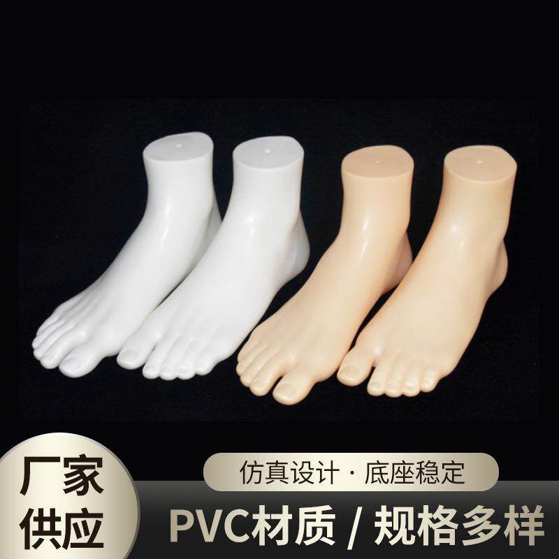 新款脚趾款左右脚模大拇脚指袜模假脚模型凉鞋脚模形独指袜模鞋模