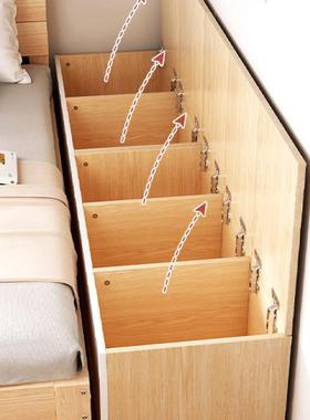 台飘窗收JMH96616纳用柜家卧室被褥被子储物柜大容量翻盖坐可式阳