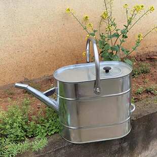 手提加油壶注水桶铁皮桶油箱带盖加厚15L汽油桶 加油桶长嘴汽油桶