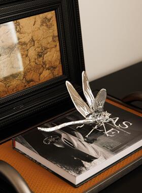 彷真铜蚂蚁蜥蜴动物桌面摆件装饰品家居样板客厅茶几陈列展示搭配