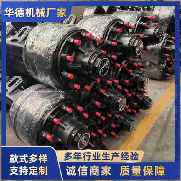 销售半挂车车轴 拖车车桥 半挂车美式车桥 德式重型车轴