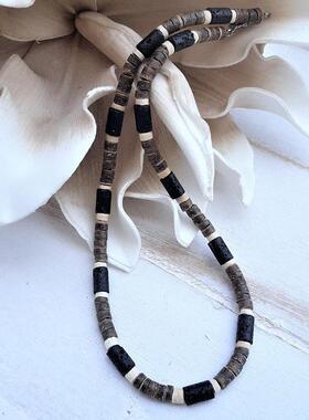 ewelry, Surfer necklace Gifts for men, Wooden Beach Necklace