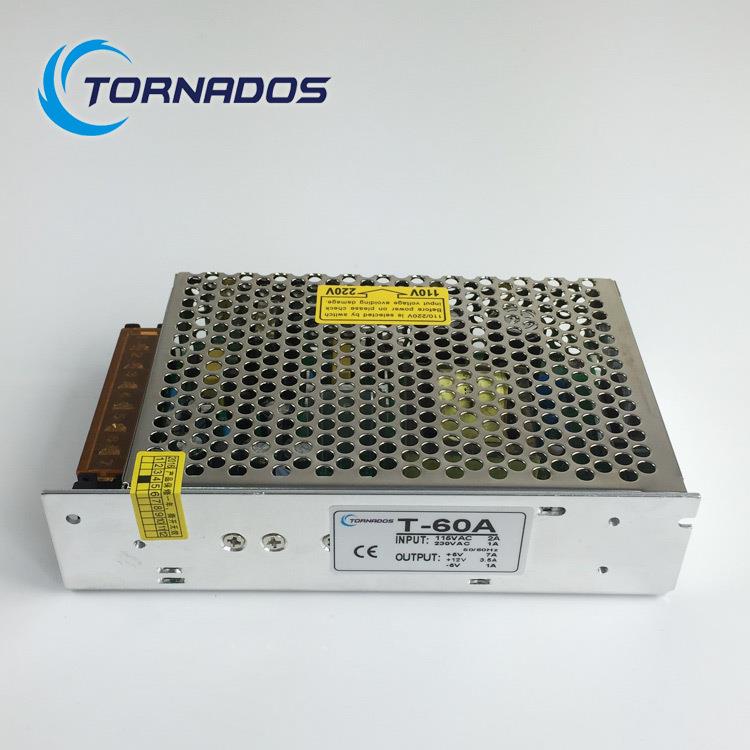 开关电源 5V7A 12V2A -5V1A 60W 工控三组输出开关电源60W T-60A