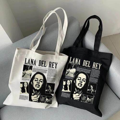 Shopping Bag Lana Del Rey Ldr Graphic Tote Harajuku Shopper