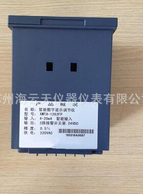 XMTA-1262HCP智能数字显示调节仪输入双屏显示带变送输出现货