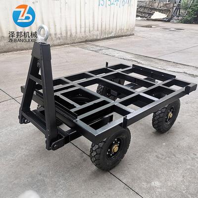 磨盘转向拖车 串联运输拖车 场内运输拖车 牵引式拖挂转运车