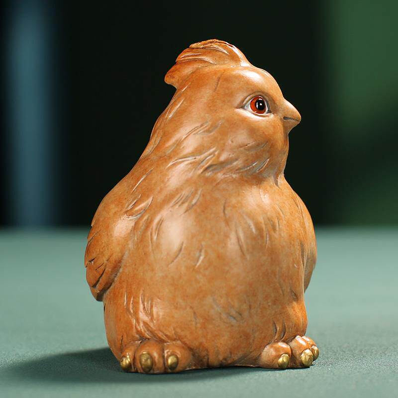 彩绘铜全铜十二生肖小鸡崽