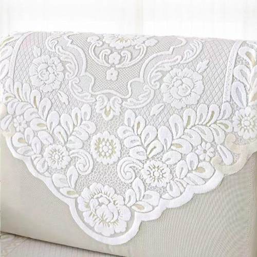 蕾丝沙发靠背巾雪纺全盖扶手方巾茶几餐桌台布跨境厂家沙发垫
