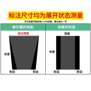 业垃圾袋加厚不易破餐饮商用环号洁卫物业1001保平口式黑物色大塑