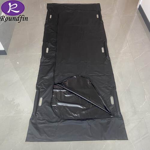 现货殡葬防水火化尸体袋 c型拉链裹尸袋 pvc加厚装尸袋 Body bag