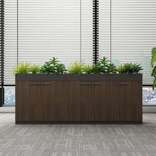 矮柜会议室茶水柜办公室办公柜子文件柜隔断柜带锁储物柜打印机柜