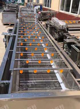 多功猕猴桃洗机HOC清洗工业草莓果气泡清清机不锈钢草莓鼓泡洗设