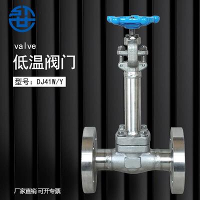低温加长柄截止阀DJ61F-40P不锈钢焊接液氮液氧天然气长轴阀门LNG