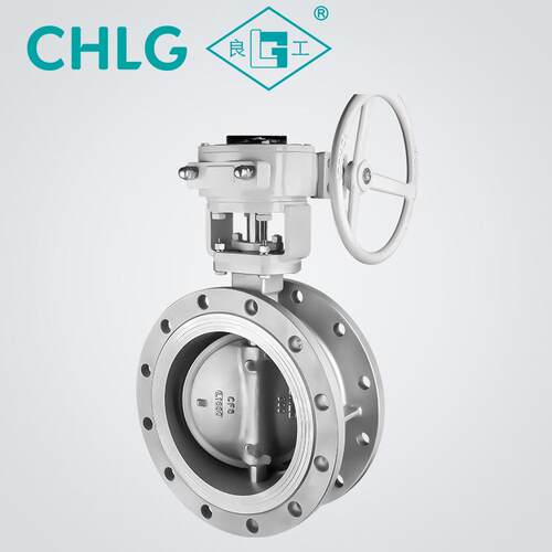 不锈钢法兰蝶阀D343W-16P耐高温蒸汽油品手动硬密封蝶阀