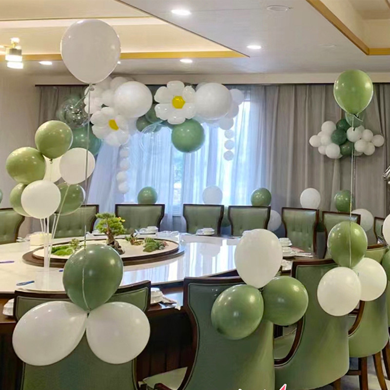 生日气球场景装饰女孩12岁10岁酒店包间氛围布置儿童派对仪式感