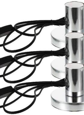 3pcs Light Bulb Socket Holder E27 Base Metal Aluminum Lamp