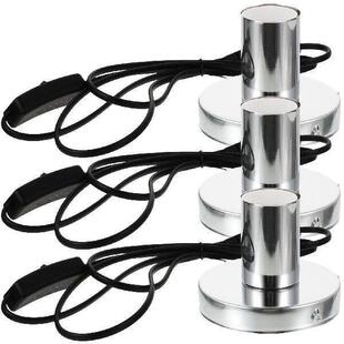 3pcs Light Bulb Socket Holder E27 Base Metal Aluminum Lamp