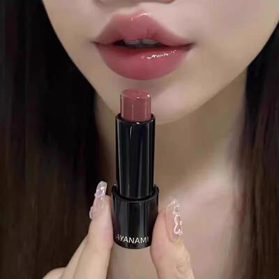 AY裸色口红滋润多用棒素颜显白镜面唇膏唇颊两用保湿滋润不易沾唇