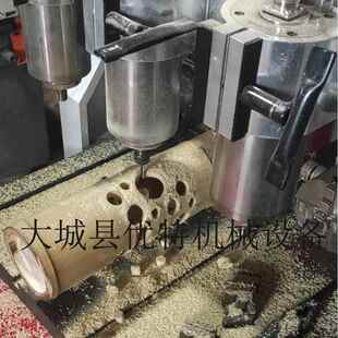 全自动数控家用雕刻机笔筒竹筒竹子灯电脑雕刻机数控竹子打孔机