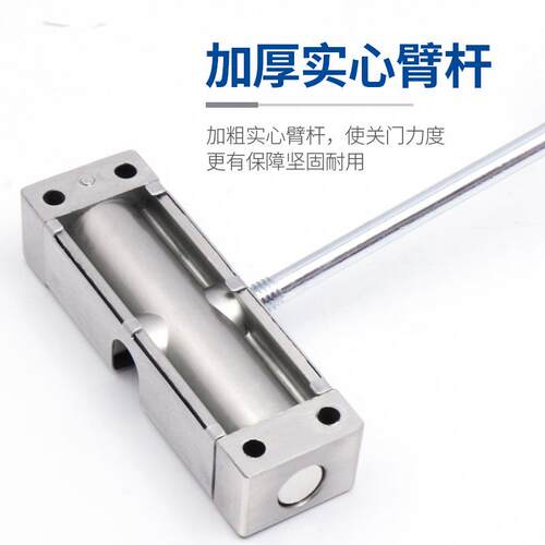 闭门器用卫生自动关门不锈Asabie亚方形简易闭门器黑间家色跨境钢