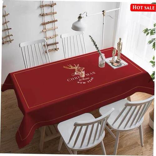 Christmas tablecloth Party decorations Table mat home cloths