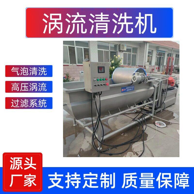 源头厂家涡流气泡清洗振动力水机除杂清泥沙洗菜机生菜沙拉菜清洗
